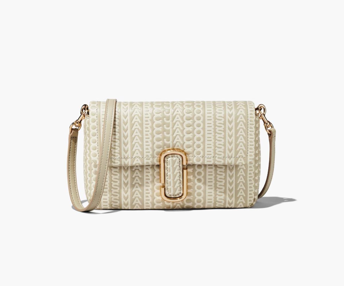 Marc Jacobs Monogram Pelle J Marc Shoulder Bag Khaki | RMP214037