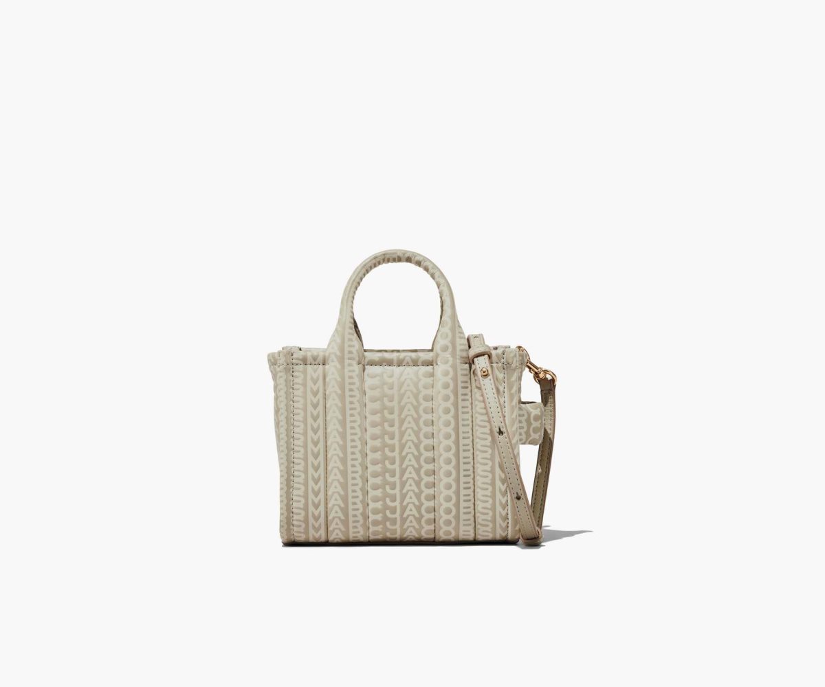 Marc Jacobs Monogram Pelle Micro Tote Khaki | BOP612835