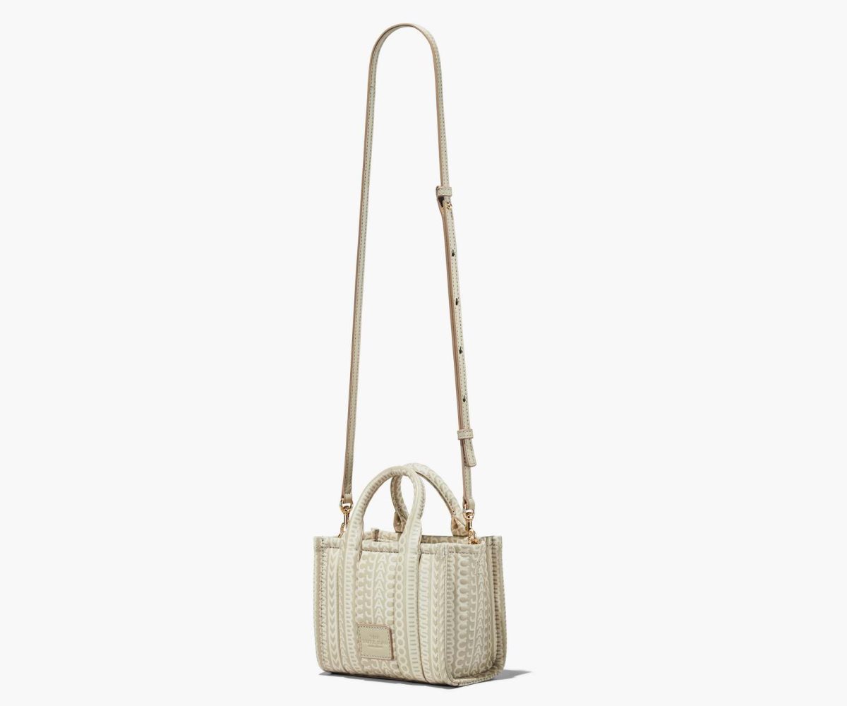 Marc Jacobs Monogram Pelle Micro Tote Khaki | BOP612835