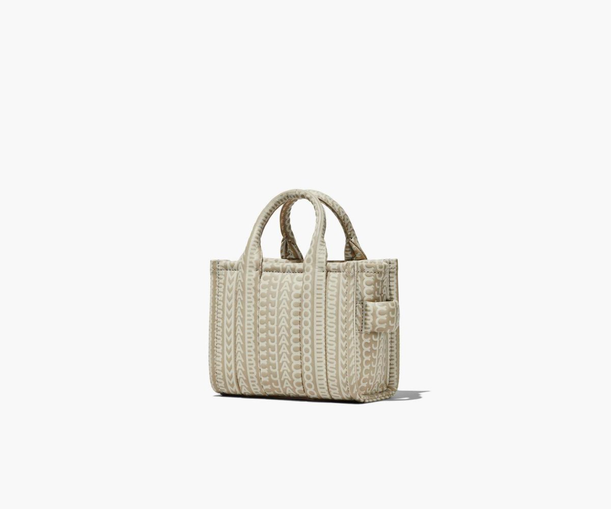 Marc Jacobs Monogram Pelle Micro Tote Khaki | BOP612835