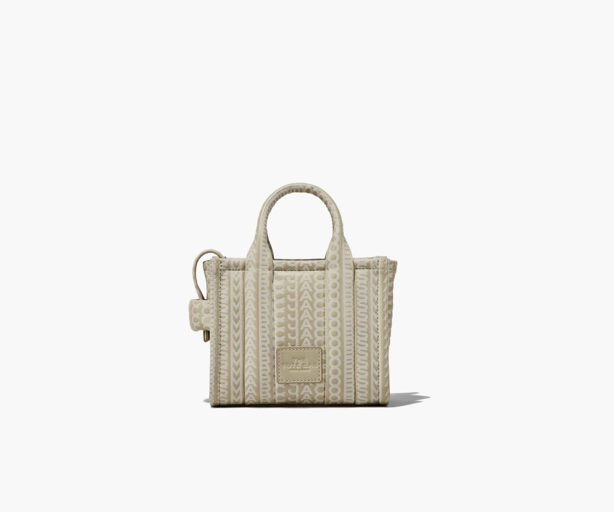 Marc Jacobs Monogram Pelle Micro Tote Khaki | BOP612835