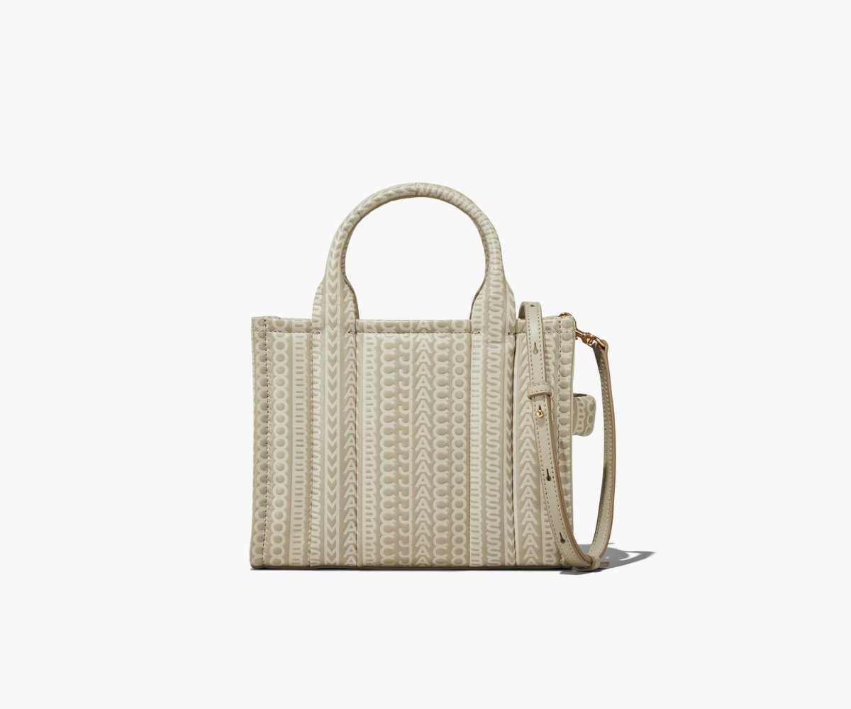 Marc Jacobs Monogram Pelle Mini Tote Khaki | KGM256731