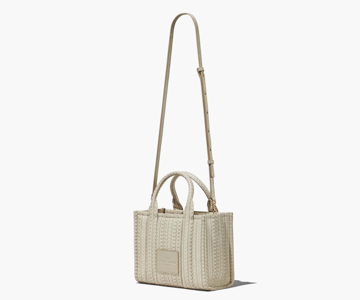 Marc Jacobs Monogram Pelle Mini Tote Khaki | KGM256731