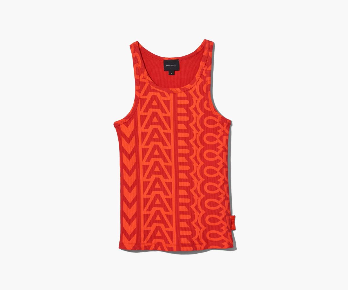 Marc Jacobs Monogram Rib Tank Arancioni Rosse | AOC780615