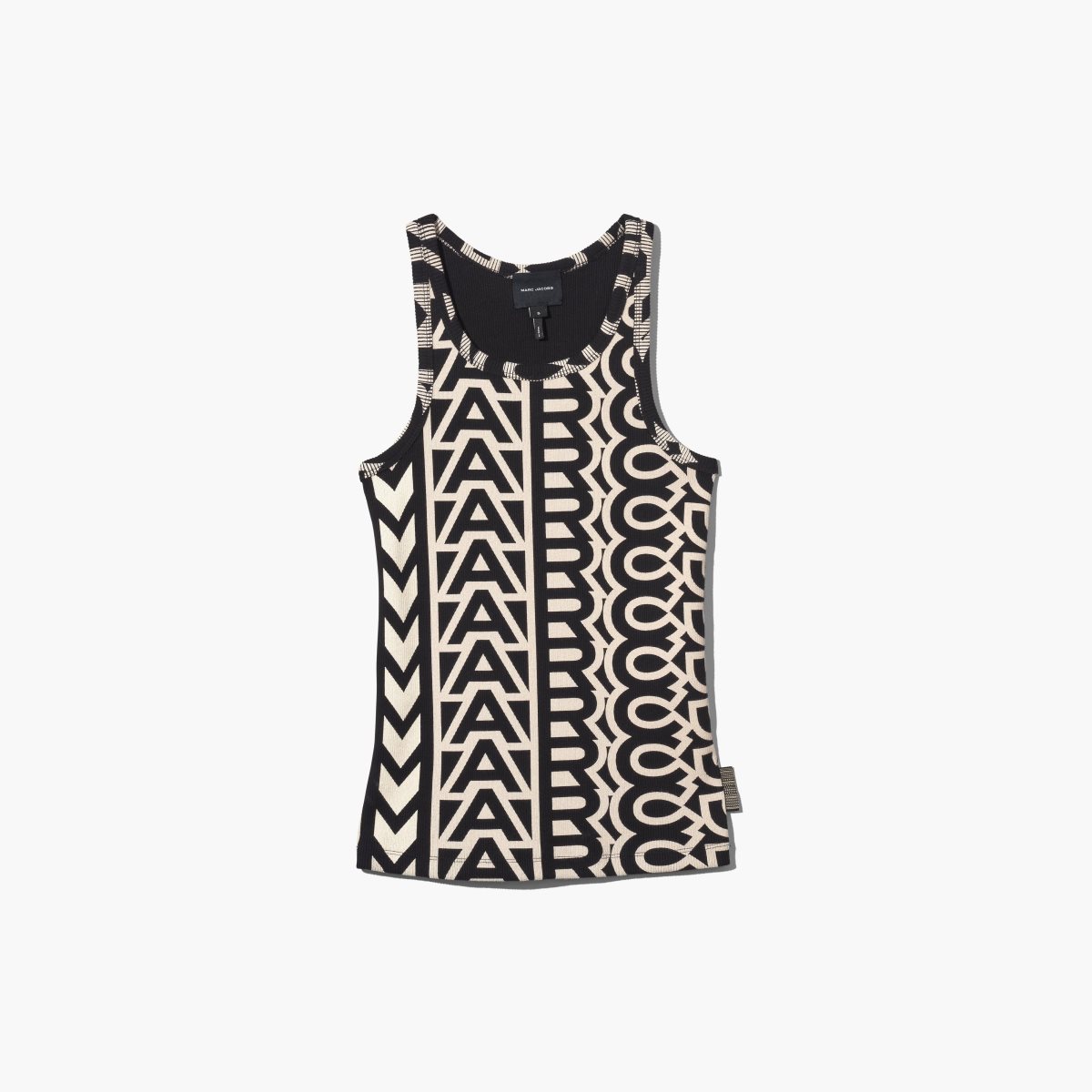 Marc Jacobs Monogram Rib Tank Nere Bianche | ZTM521634