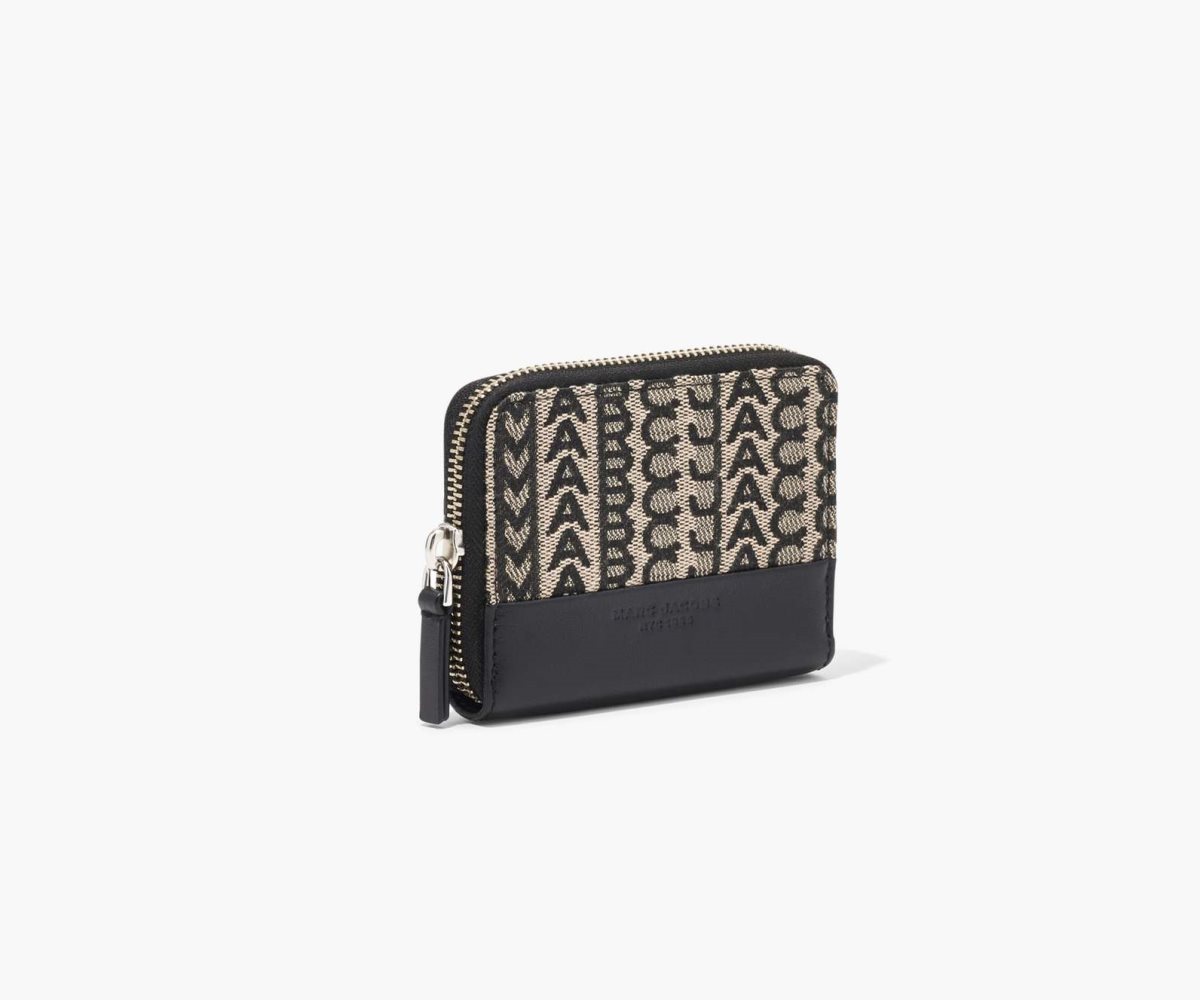 Marc Jacobs Monogram Zip Around Wallet Beige Colorate | VUN351789