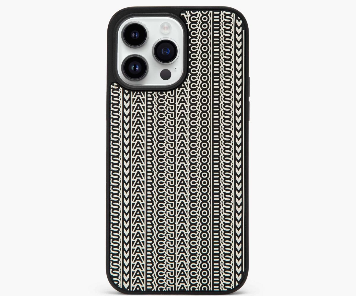 Marc Jacobs Monogram iPhone 14 Pro Max 3D Case Nere Bianche | RAH692705