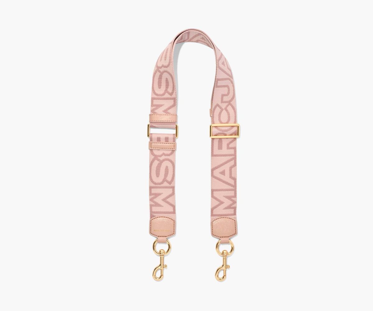 Marc Jacobs Outline Logo Webbing Cinturino Rosa Colorate | HCN367209