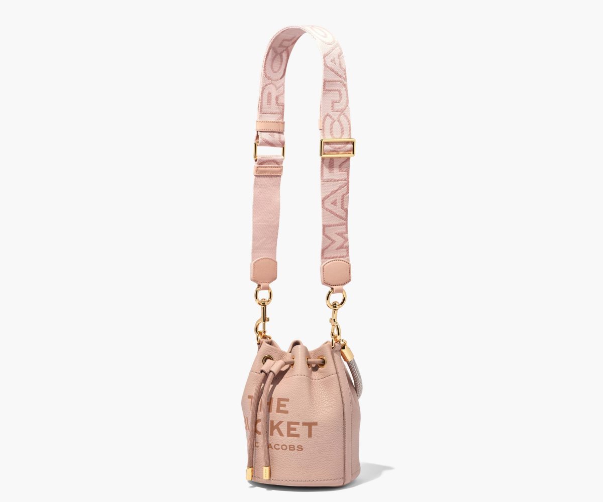 Marc Jacobs Outline Logo Webbing Cinturino Rosa Colorate | HCN367209