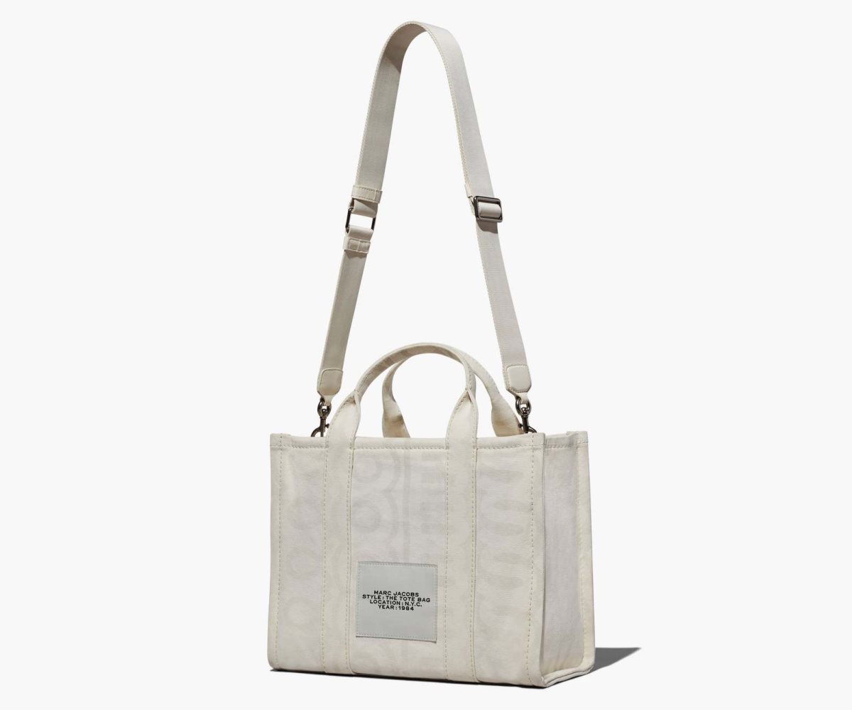 Marc Jacobs Outline Monogram Medium Tote Bag Bianche | GNZ130756