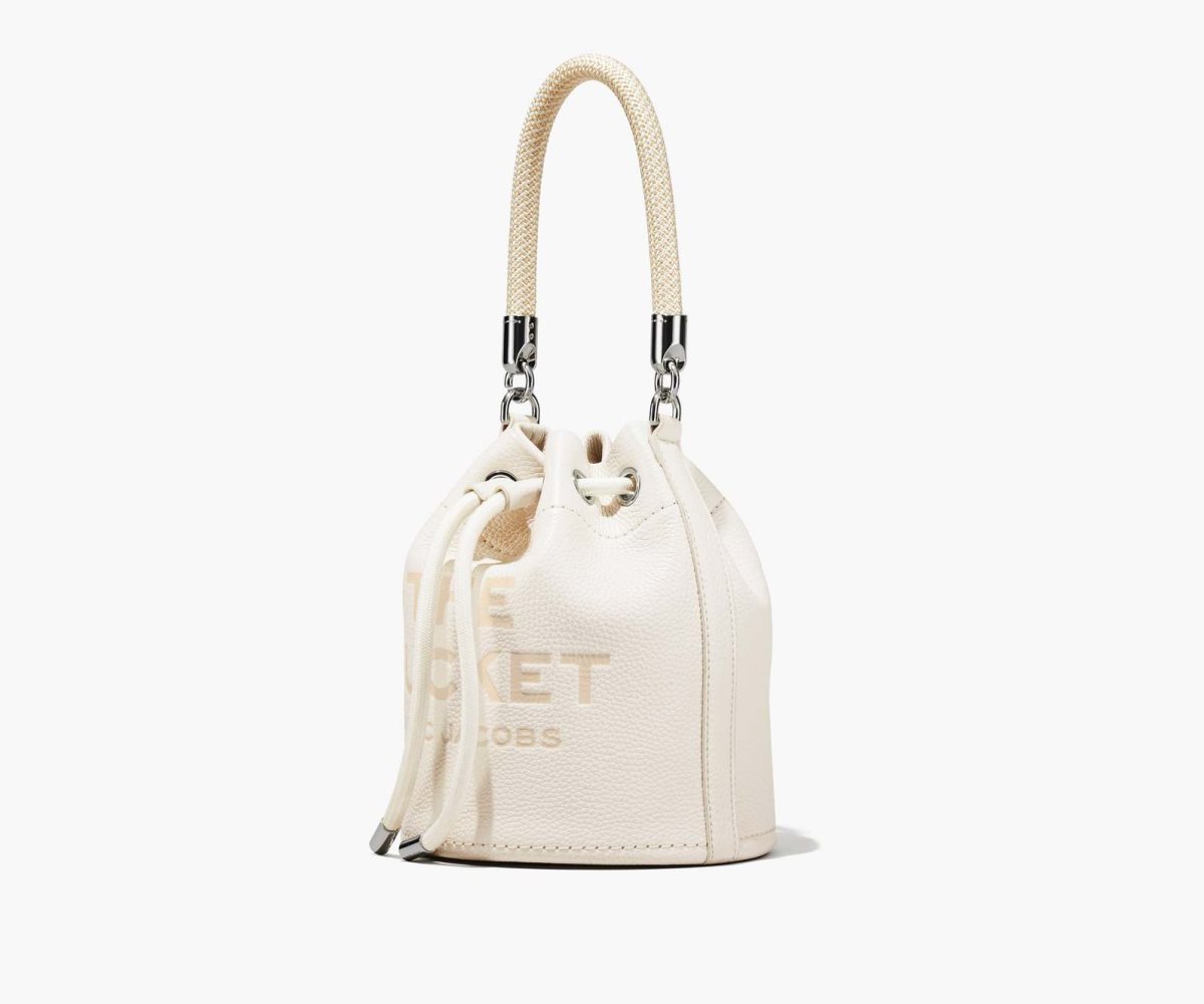 Marc Jacobs Pelle Bucket Bag Argento | FYN735029