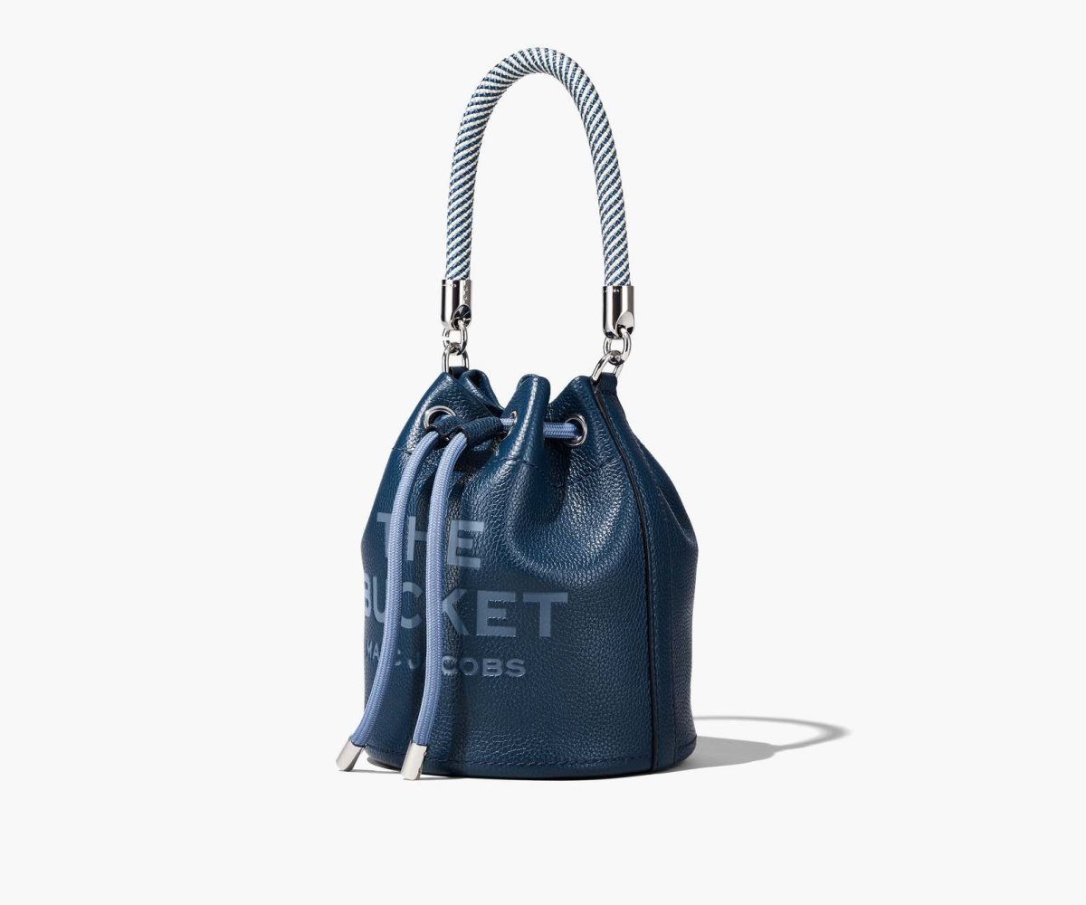 Marc Jacobs Pelle Bucket Bag Blu | QUB729546