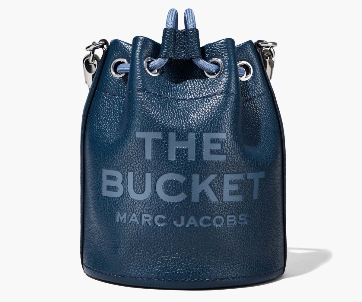 Marc Jacobs Pelle Bucket Bag Blu | QUB729546