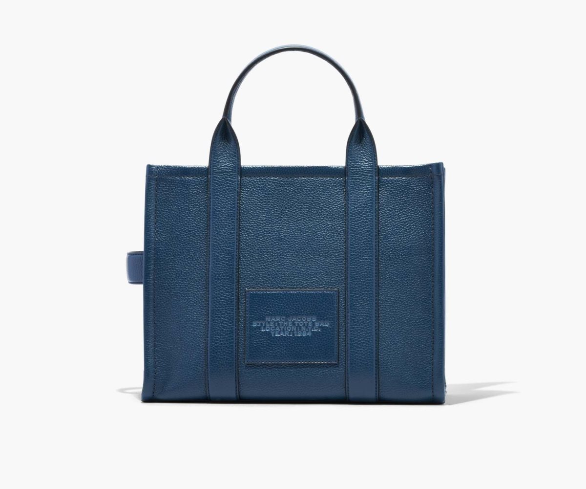 Marc Jacobs Pelle Medium Tote Bag Blu | EWM461395