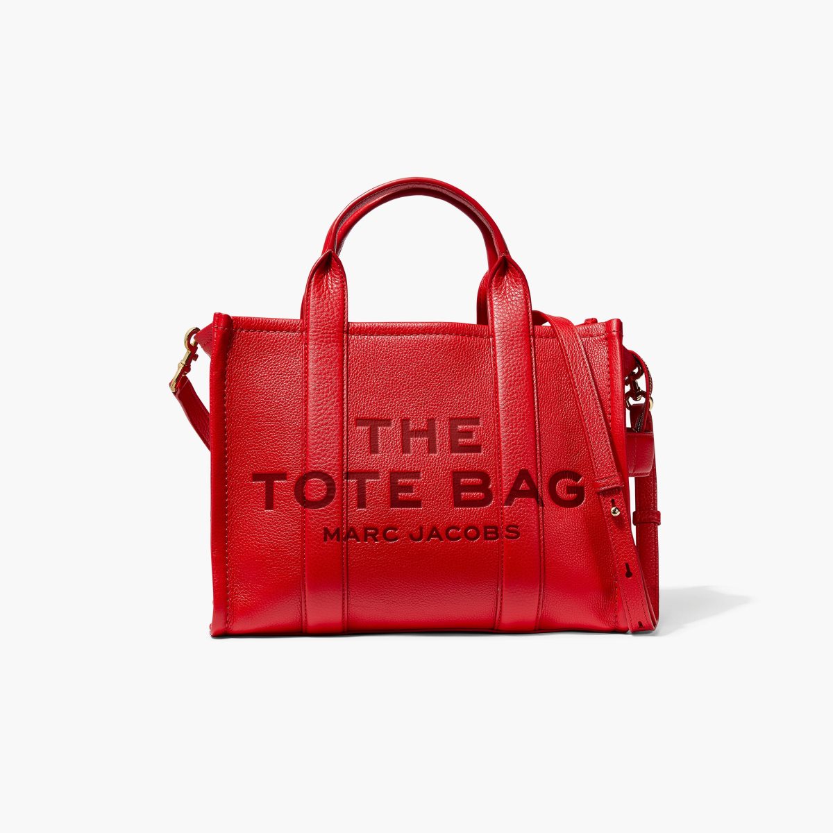 Marc Jacobs Pelle Medium Tote Bag Rosse | NEI295641