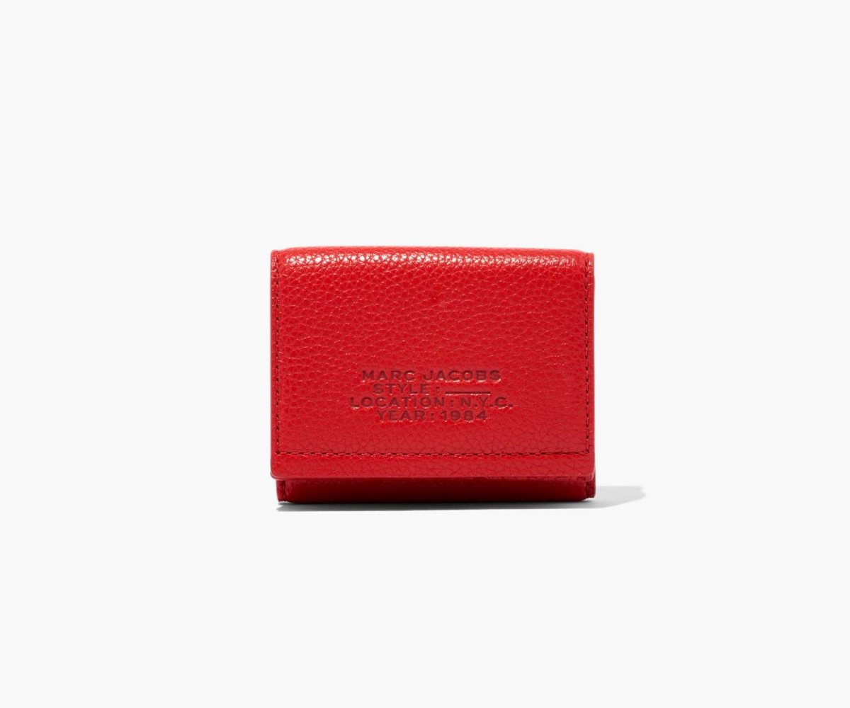 Marc Jacobs Pelle Medium Trifold Wallet Rosse | LGX514907