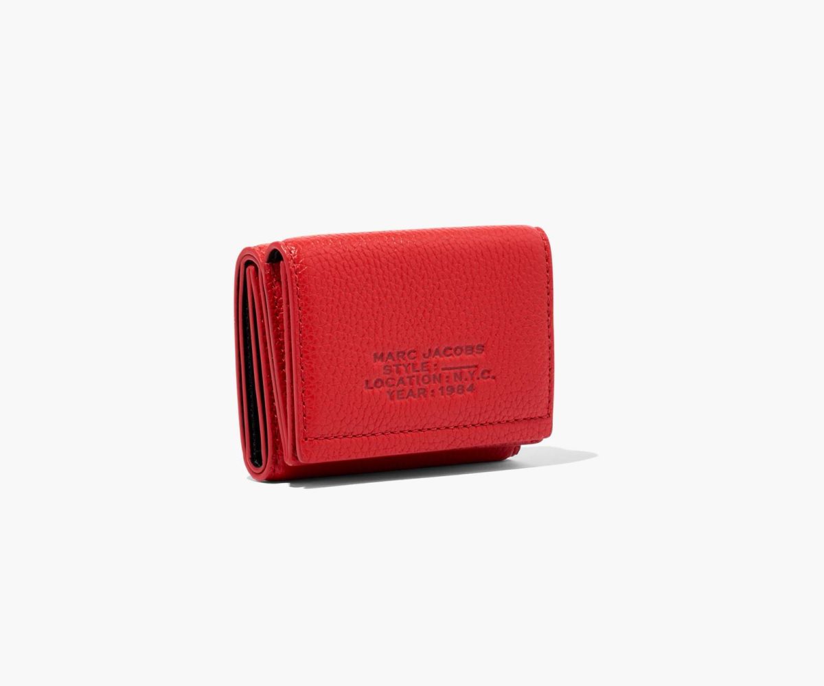 Marc Jacobs Pelle Medium Trifold Wallet Rosse | LGX514907