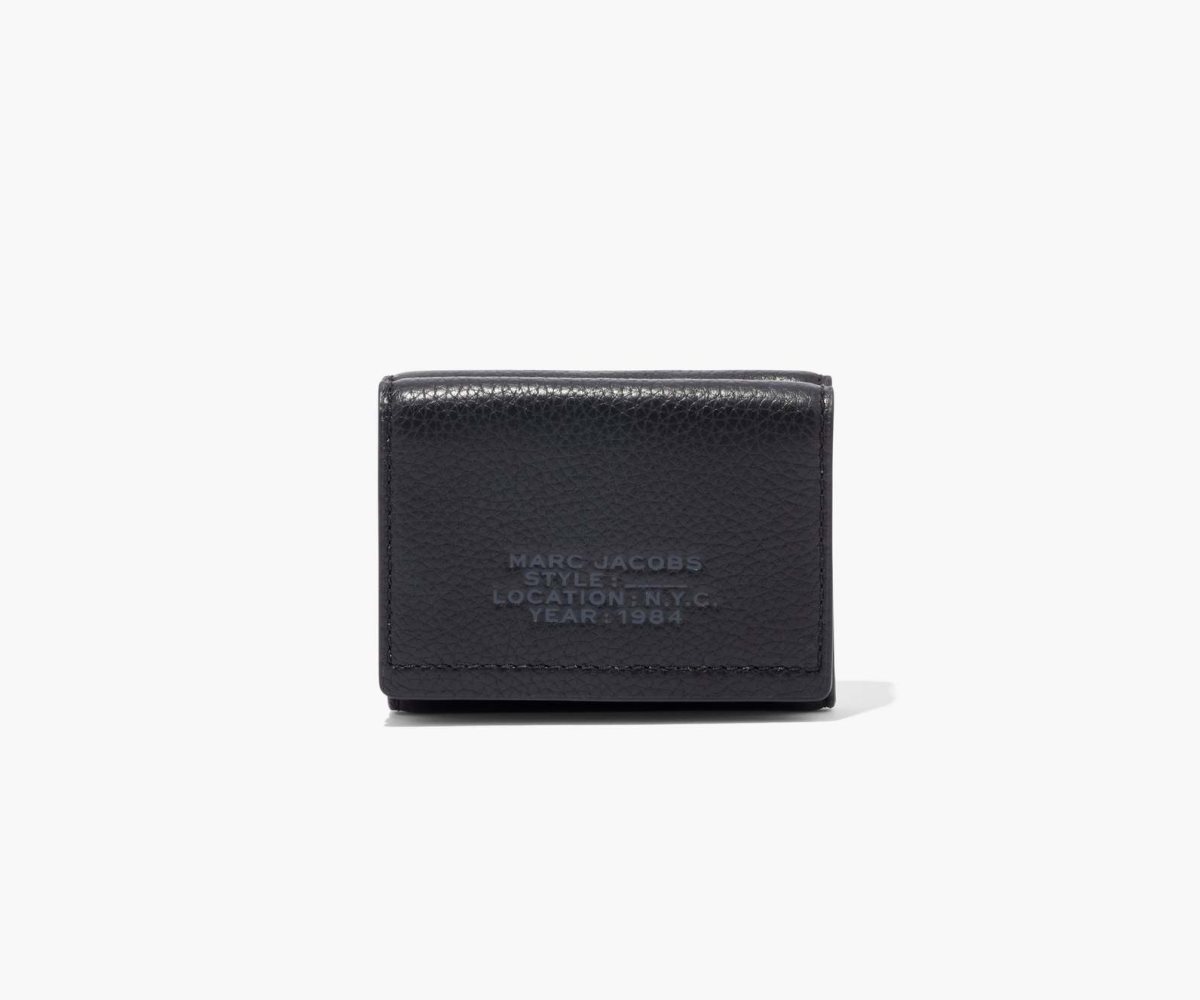 Marc Jacobs Pelle Medium Trifold Wallet Nere | TNO408192