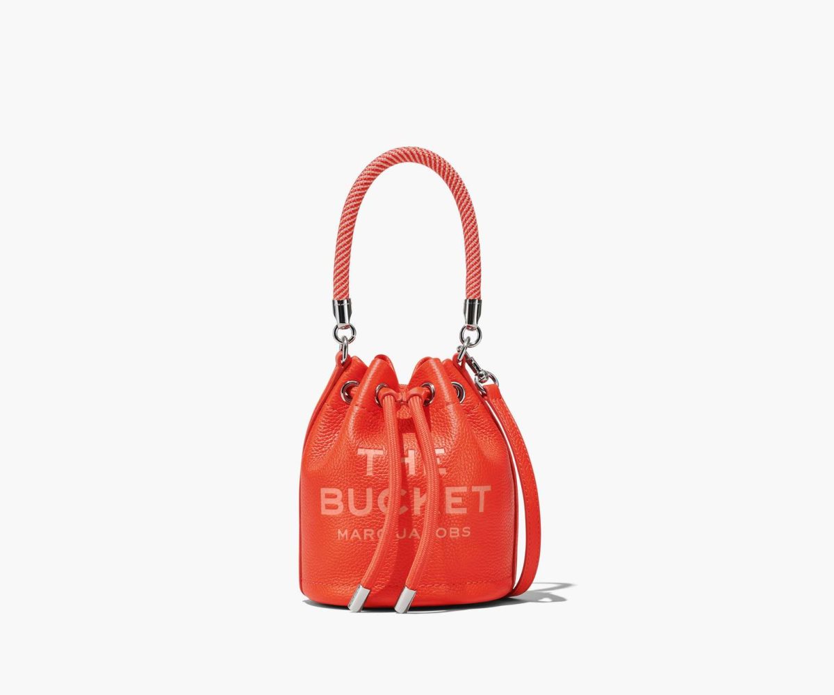 Marc Jacobs Pelle Micro Bucket Bag Arancioni | FOP087691