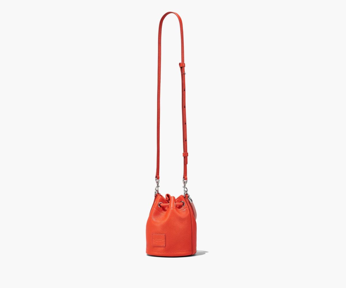 Marc Jacobs Pelle Micro Bucket Bag Arancioni | FOP087691