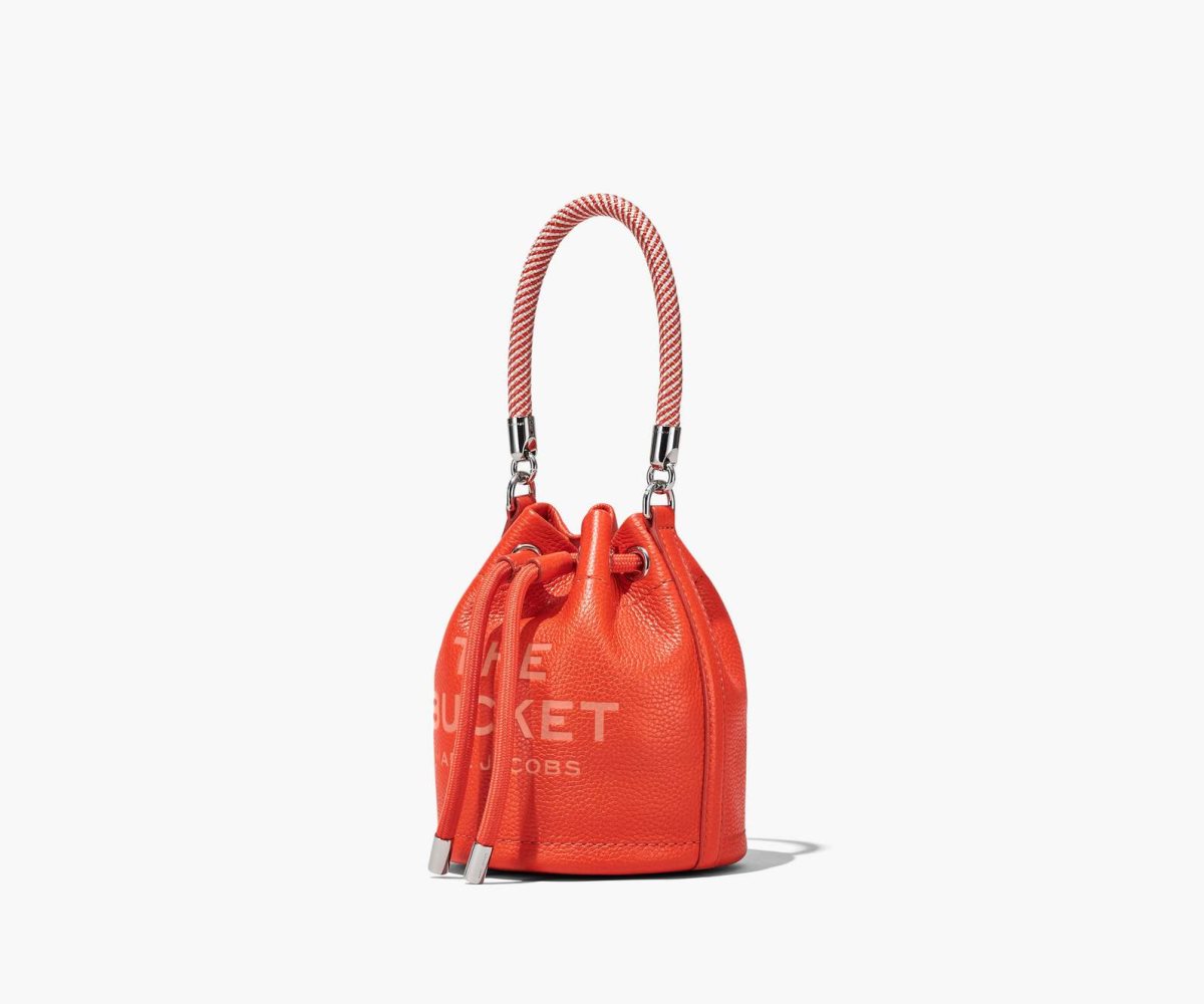 Marc Jacobs Pelle Micro Bucket Bag Arancioni | FOP087691