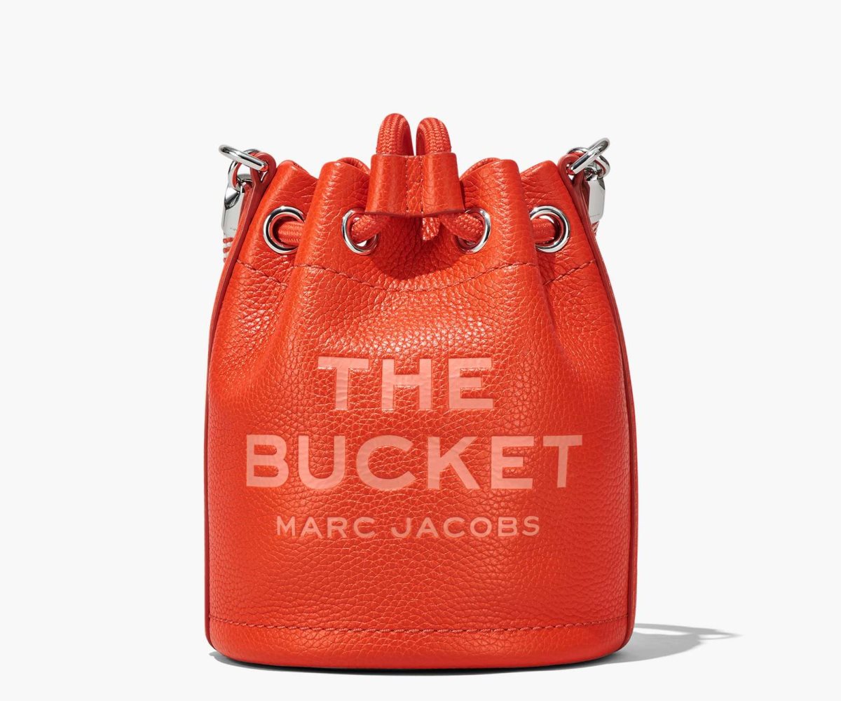 Marc Jacobs Pelle Micro Bucket Bag Arancioni | FOP087691