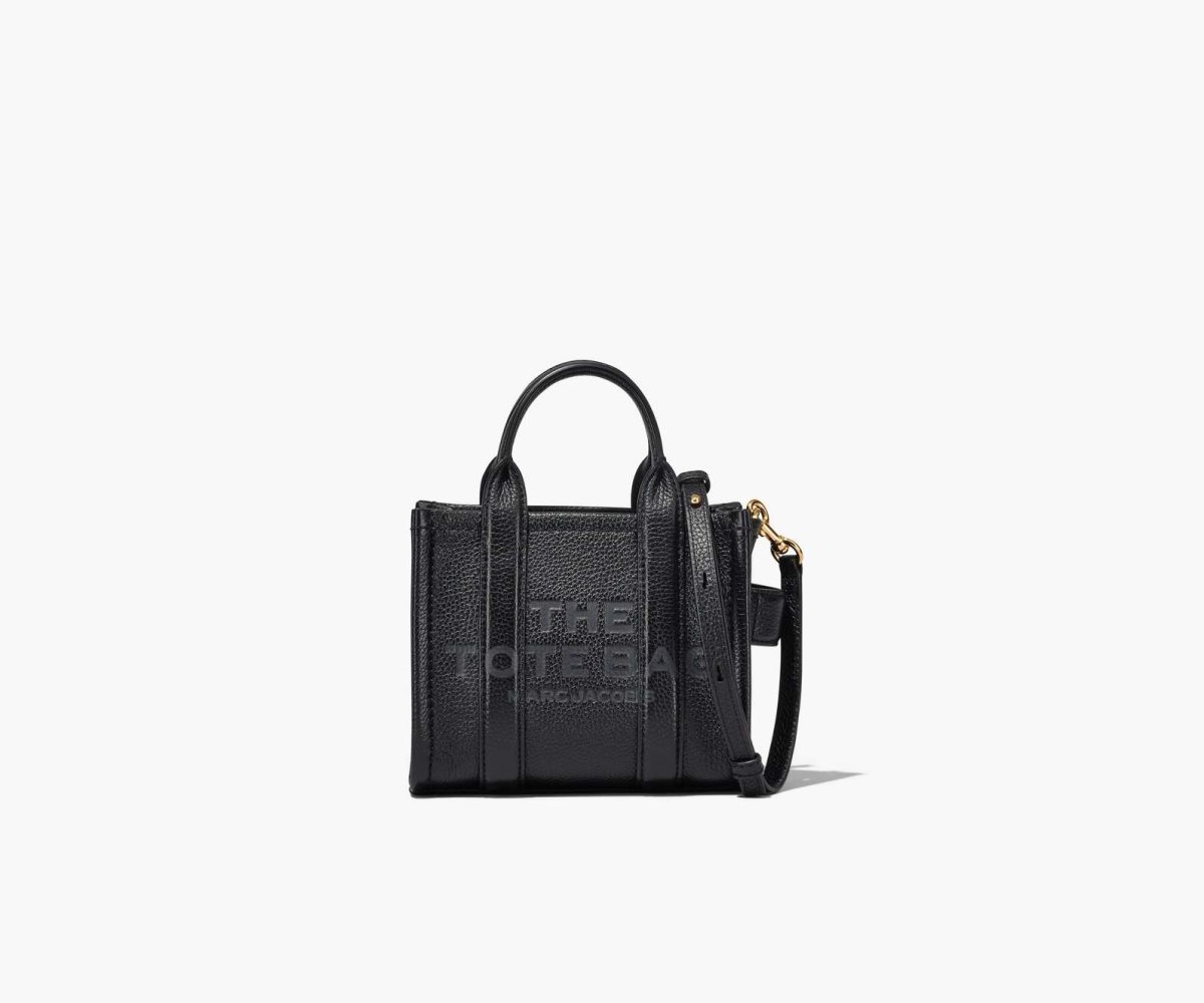 Marc Jacobs Pelle Micro Tote Bag Nere | UEM207194