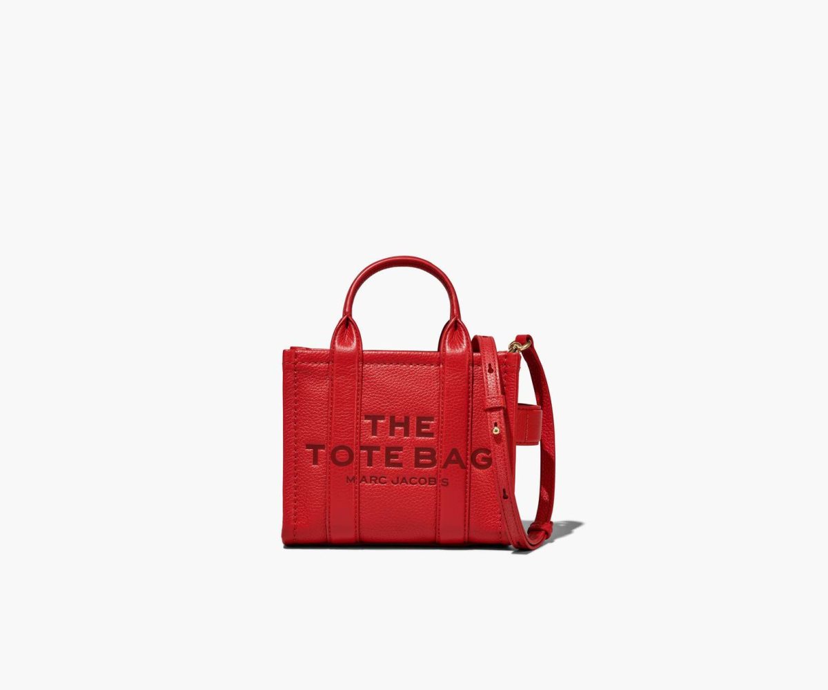 Marc Jacobs Pelle Micro Tote Bag Rosse | INE572013