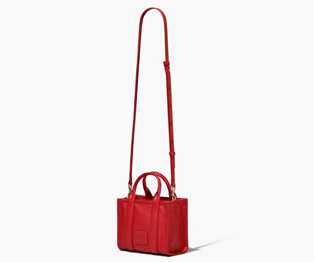 Marc Jacobs Pelle Micro Tote Bag Rosse | INE572013