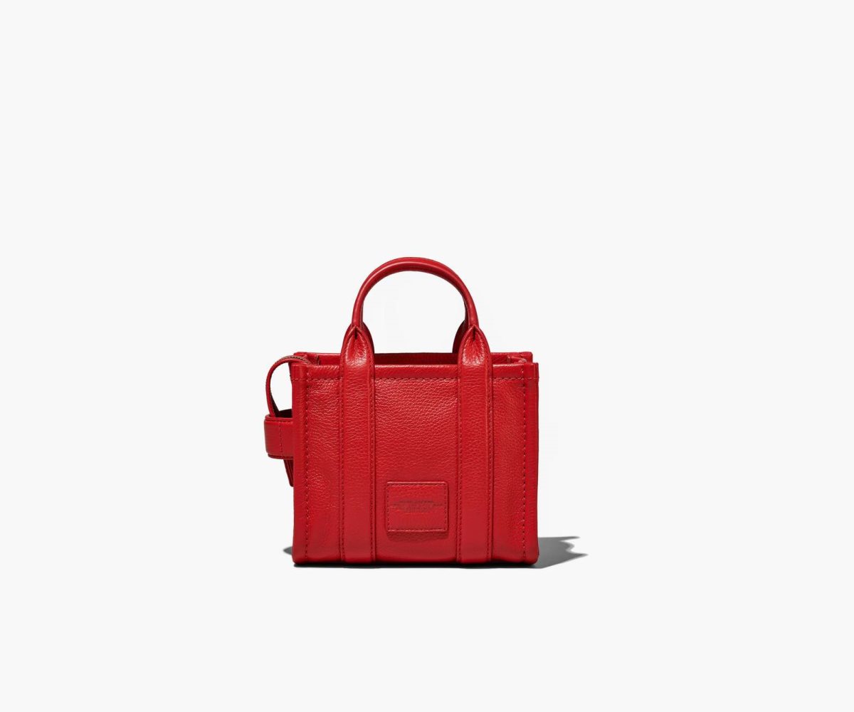 Marc Jacobs Pelle Micro Tote Bag Rosse | INE572013