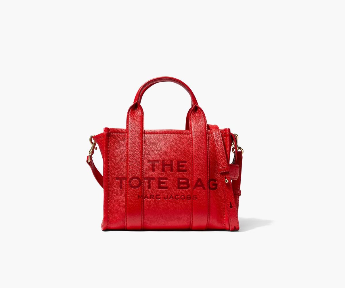 Marc Jacobs Pelle Mini Tote Bag Rosse | UHQ184593