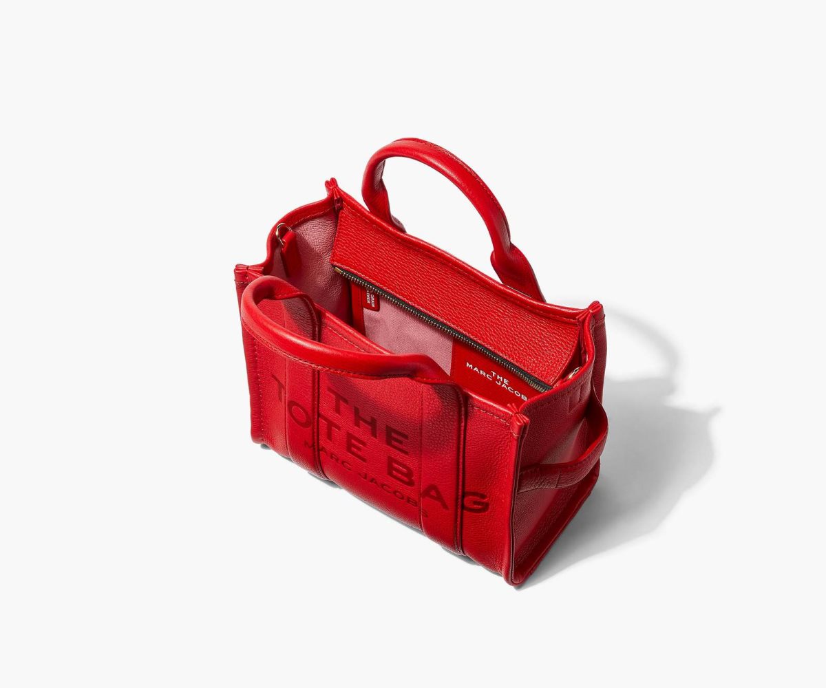 Marc Jacobs Pelle Mini Tote Bag Rosse | UHQ184593