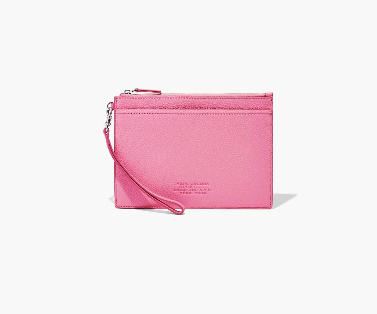 Marc Jacobs Pelle Small Wristlet Rosa | OMB658124