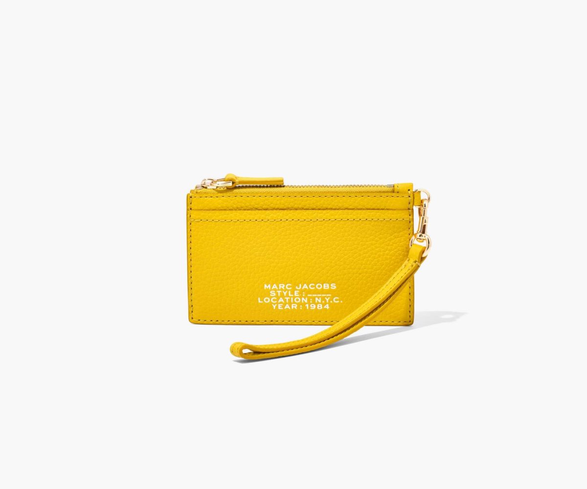 Marc Jacobs Pelle Top Zip Wristlet Arancioni | HPA642735