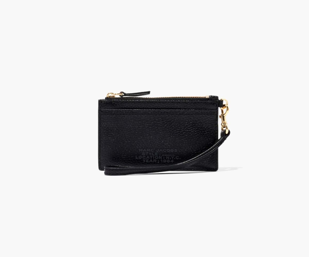 Marc Jacobs Pelle Top Zip Wristlet Nere | WSY319064