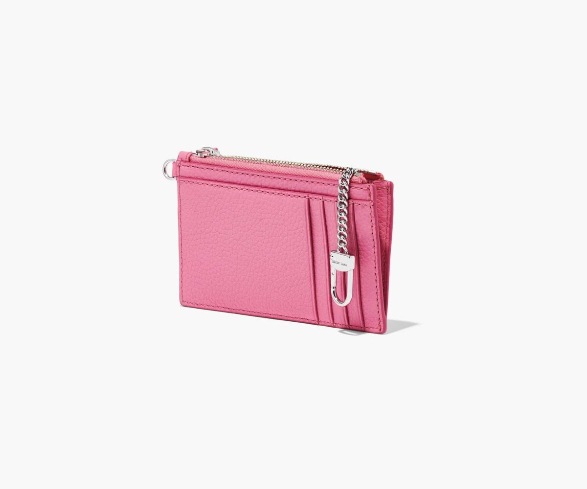 Marc Jacobs Pelle Top Zip Wristlet Rosa | TYA139524