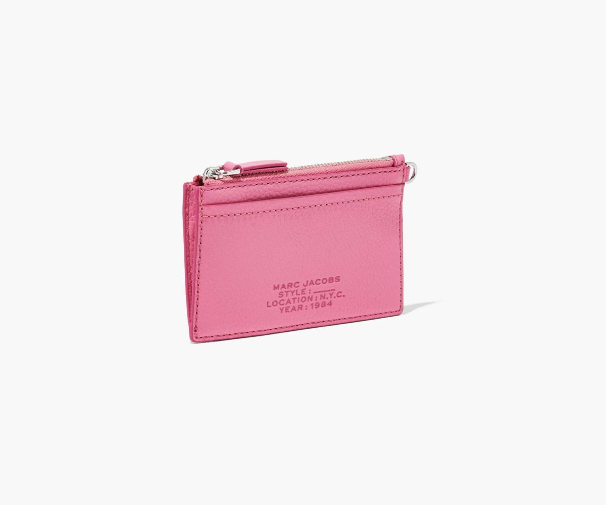 Marc Jacobs Pelle Top Zip Wristlet Rosa | TYA139524