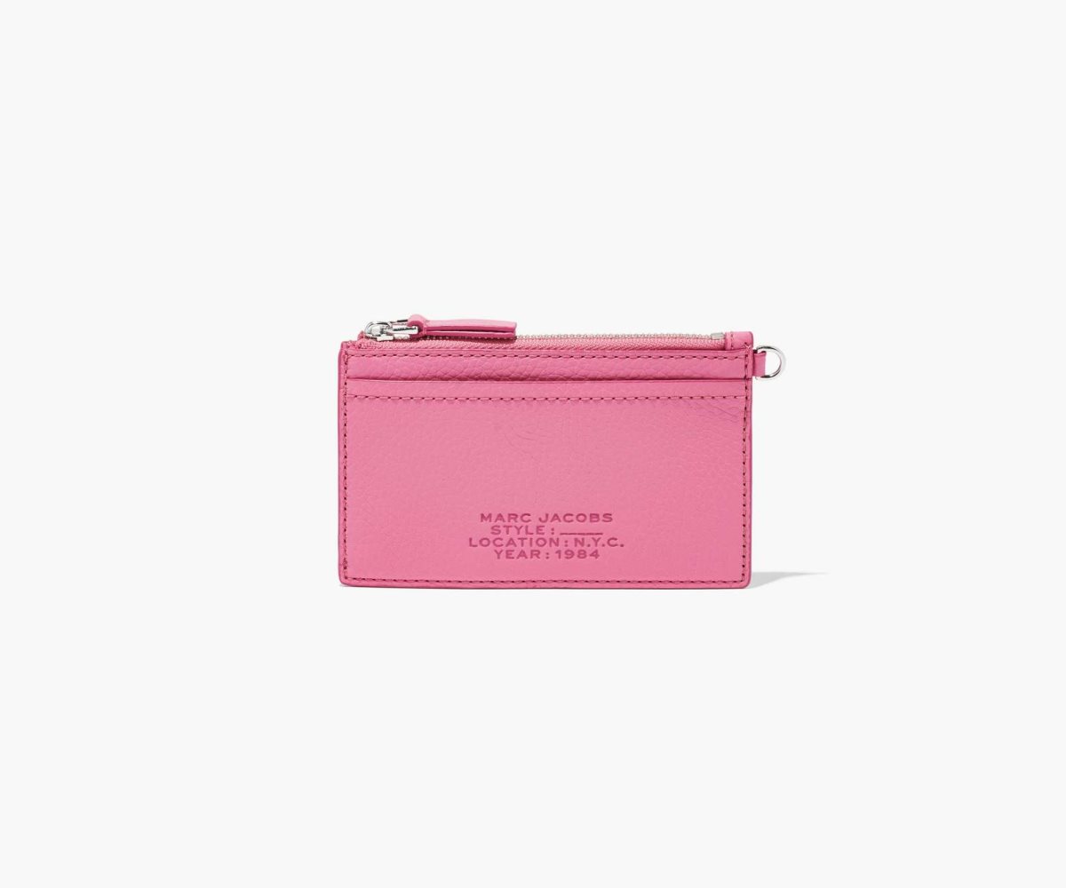 Marc Jacobs Pelle Top Zip Wristlet Rosa | TYA139524