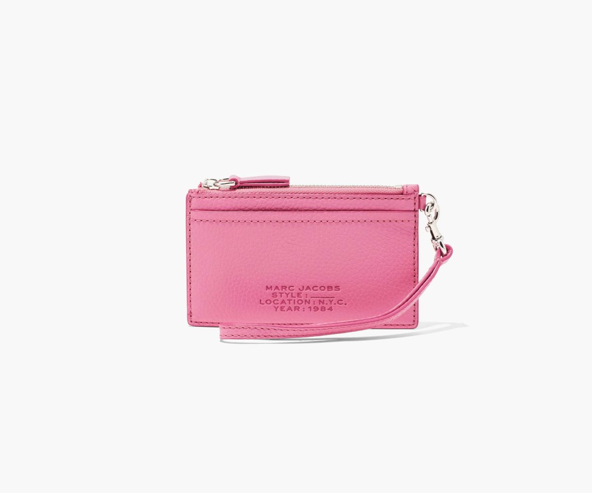 Marc Jacobs Pelle Top Zip Wristlet Rosa | TYA139524