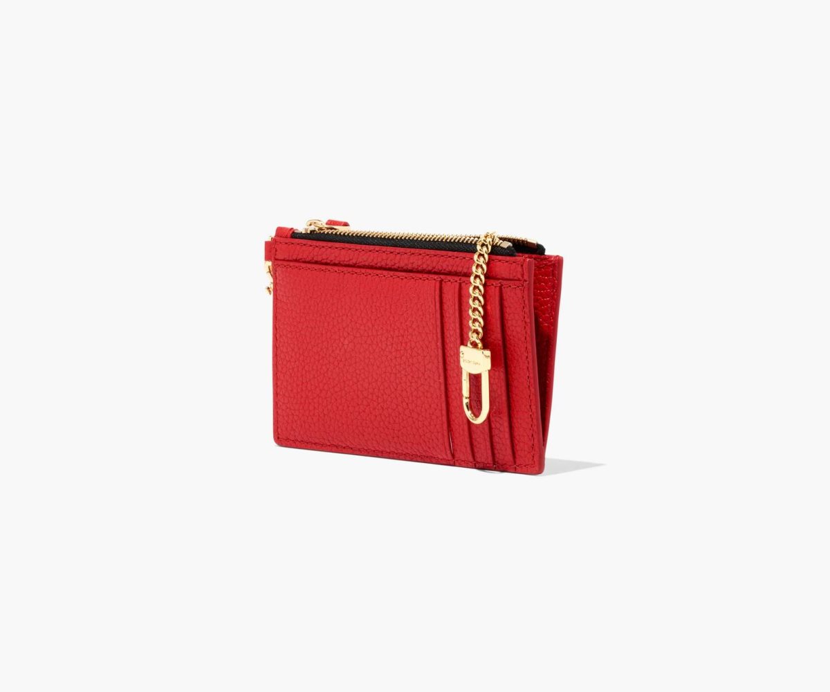 Marc Jacobs Pelle Top Zip Wristlet Rosse | PJI506438