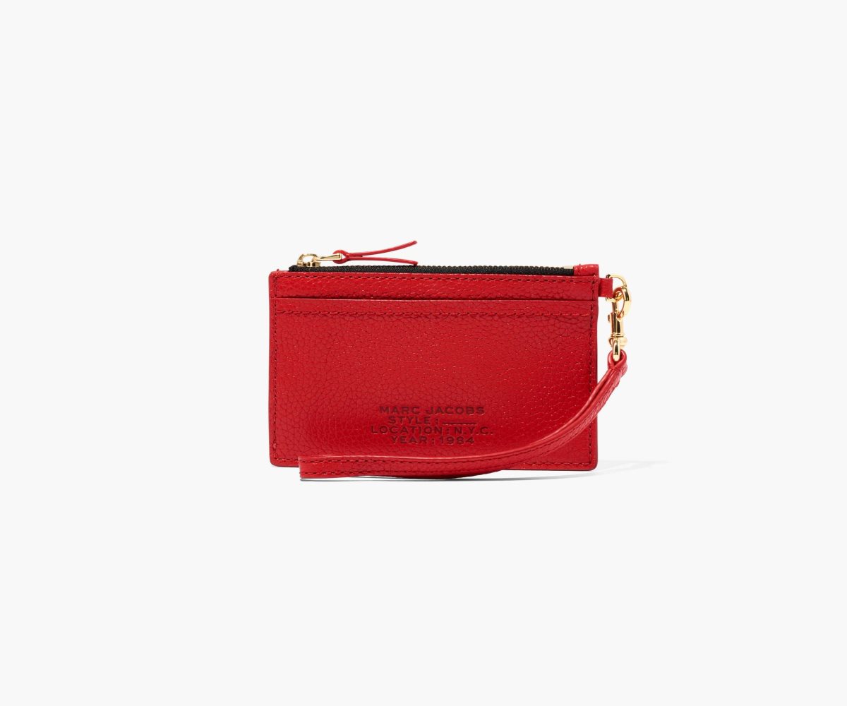 Marc Jacobs Pelle Top Zip Wristlet Rosse | PJI506438