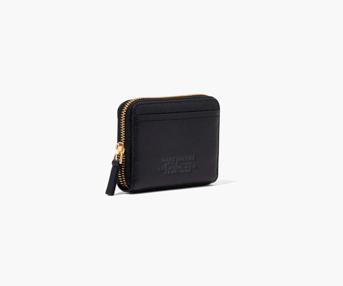 Marc Jacobs Pelle Zip Around Wallet Nere | SPG518920