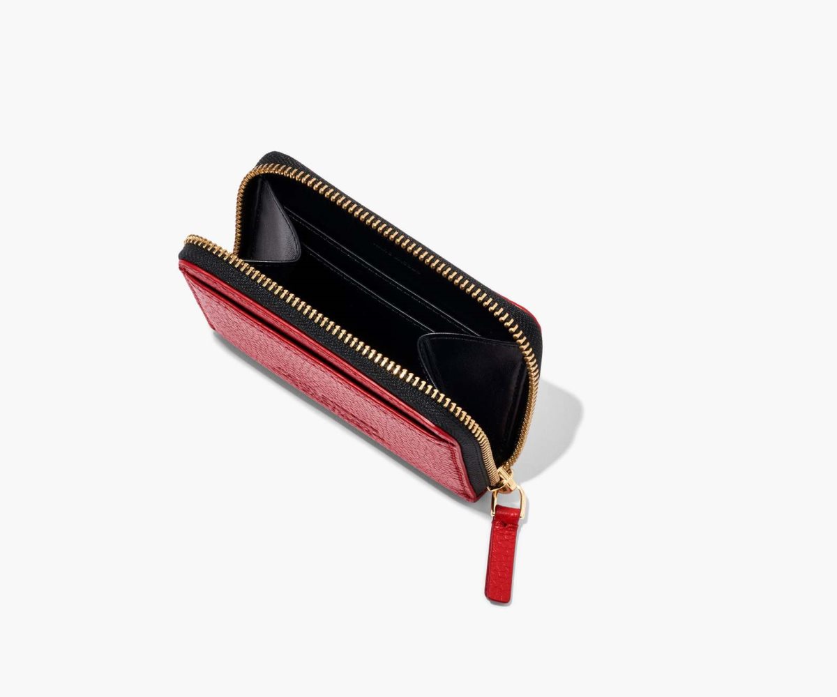 Marc Jacobs Pelle Zip Around Wallet Rosse | DKC045683