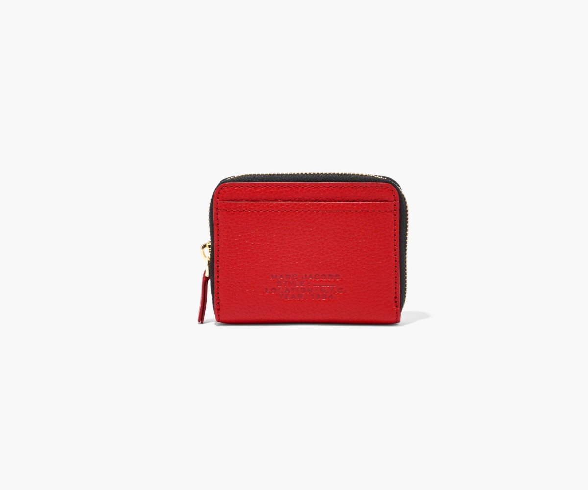 Marc Jacobs Pelle Zip Around Wallet Rosse | DKC045683