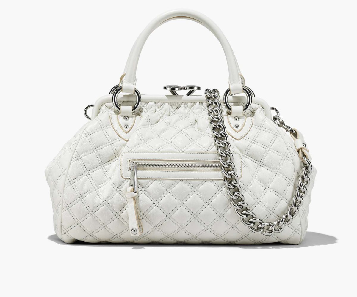 Marc Jacobs Re-Edition Trapuntato Pelle Stam Bag Bianche | HSC524706