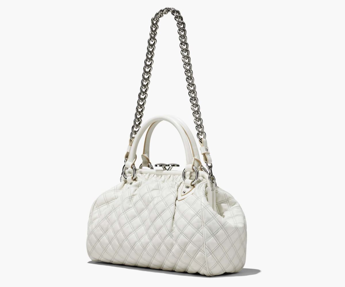 Marc Jacobs Re-Edition Trapuntato Pelle Stam Bag Bianche | HSC524706