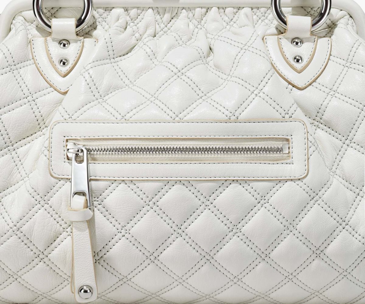 Marc Jacobs Re-Edition Trapuntato Pelle Stam Bag Bianche | HSC524706