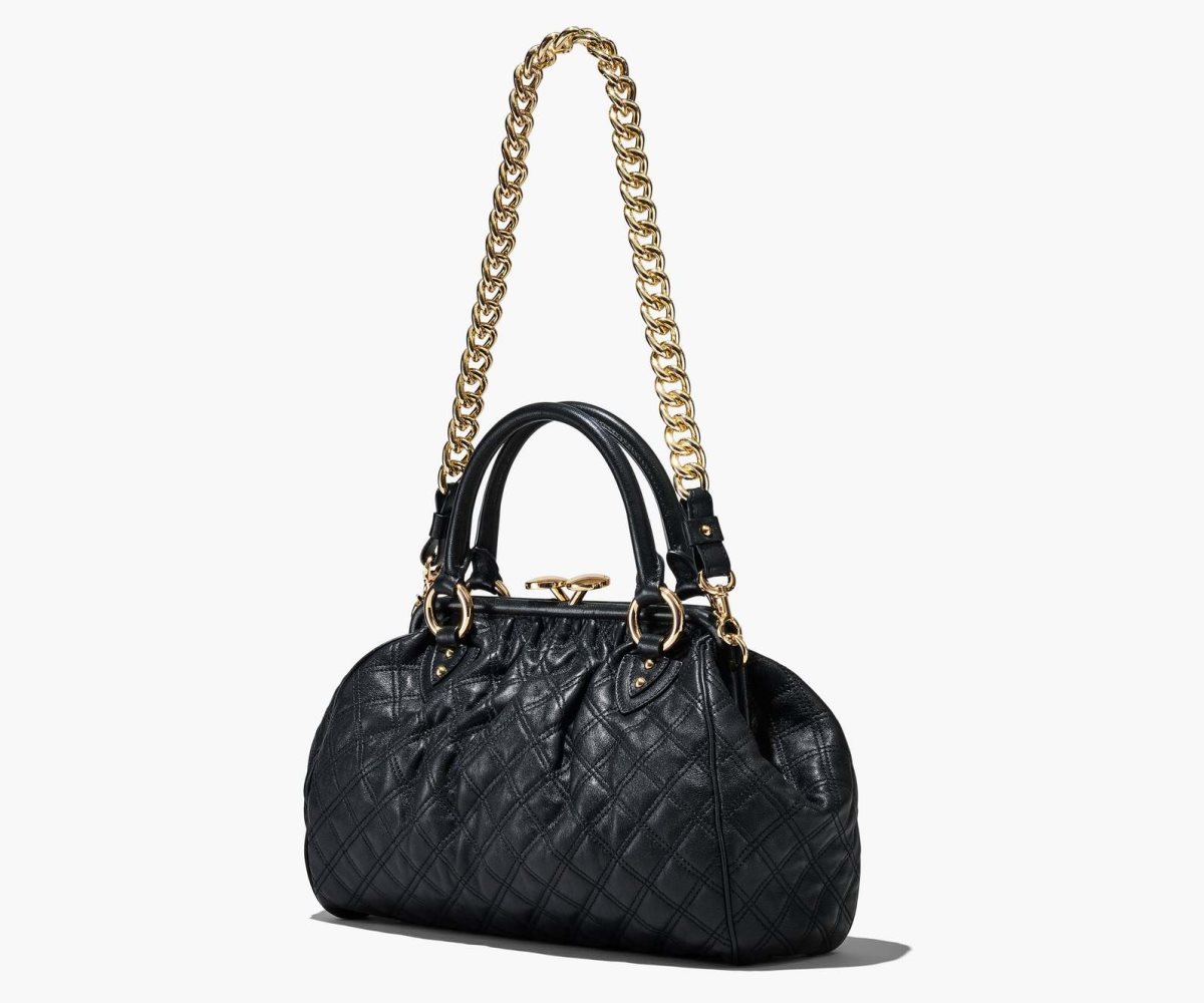 Marc Jacobs Re-Edition Trapuntato Pelle Stam Bag Nere | KAO240681