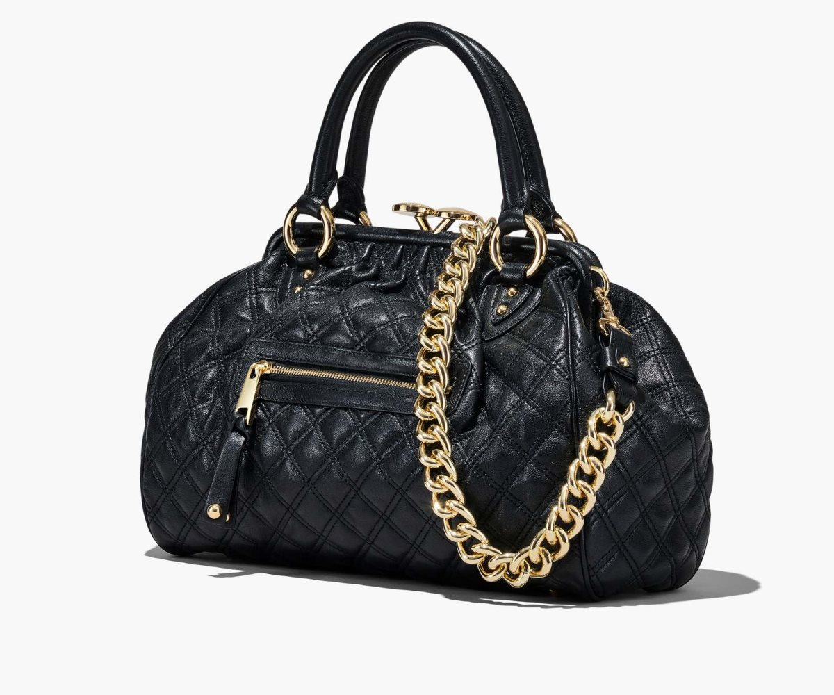 Marc Jacobs Re-Edition Trapuntato Pelle Stam Bag Nere | KAO240681