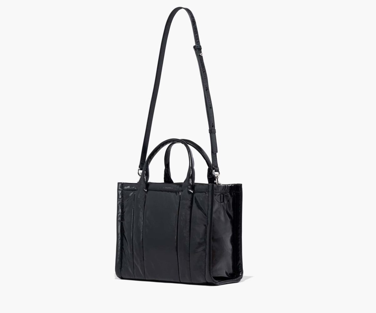 Marc Jacobs Shiny Crinkle Medium Tote Bag Nere | ZRU523961